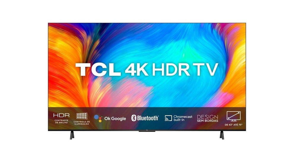 A TCL 55P635 possui tecnologia High Dynamic Range (HDR) — Foto: Foto: Divulgação/Amazon