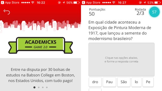 Academicxs Game 2.0: game dá como prêmio bolsa em universidade dos EUA