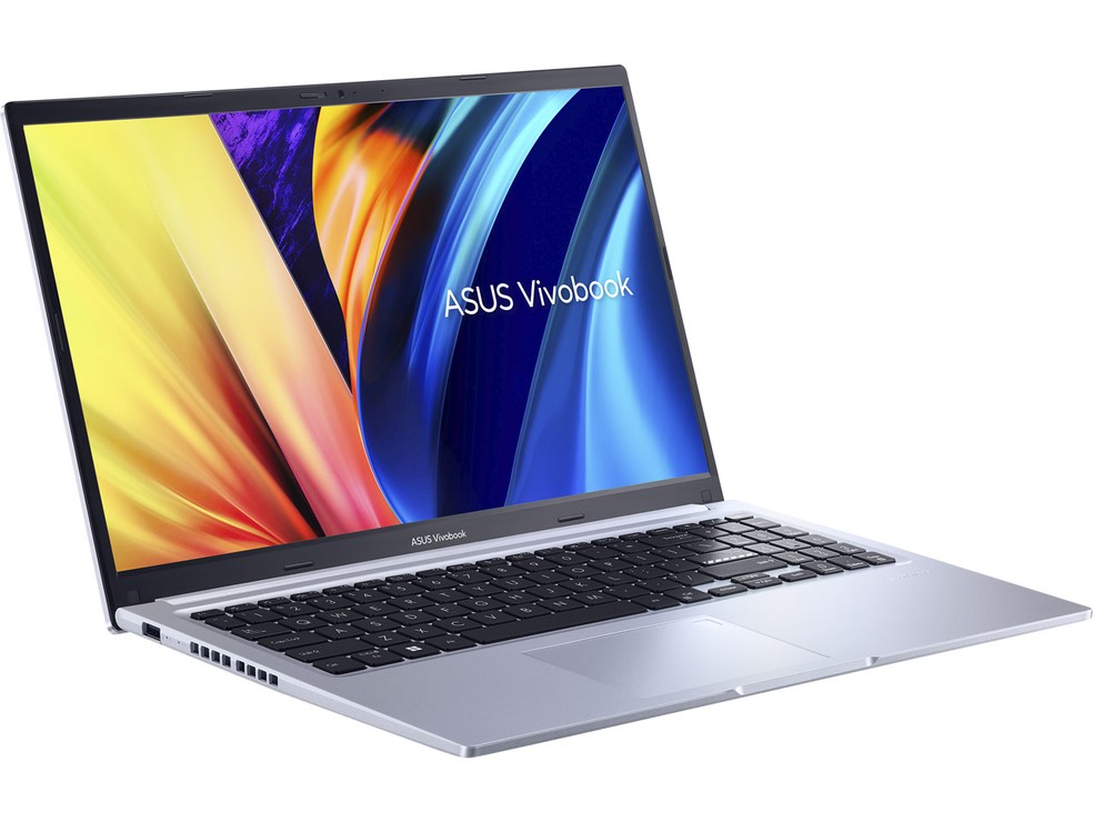 Asus Vivobook 15 X1502 está disponível nas cores azul escuro ou prata — Foto: Divulgação/Asus