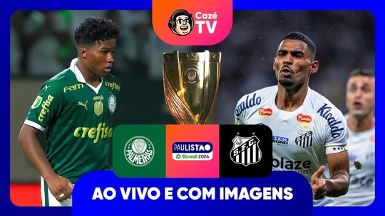 Palmeiras x Santos: como assistir à final do Paulistão 2024 na CazéTV