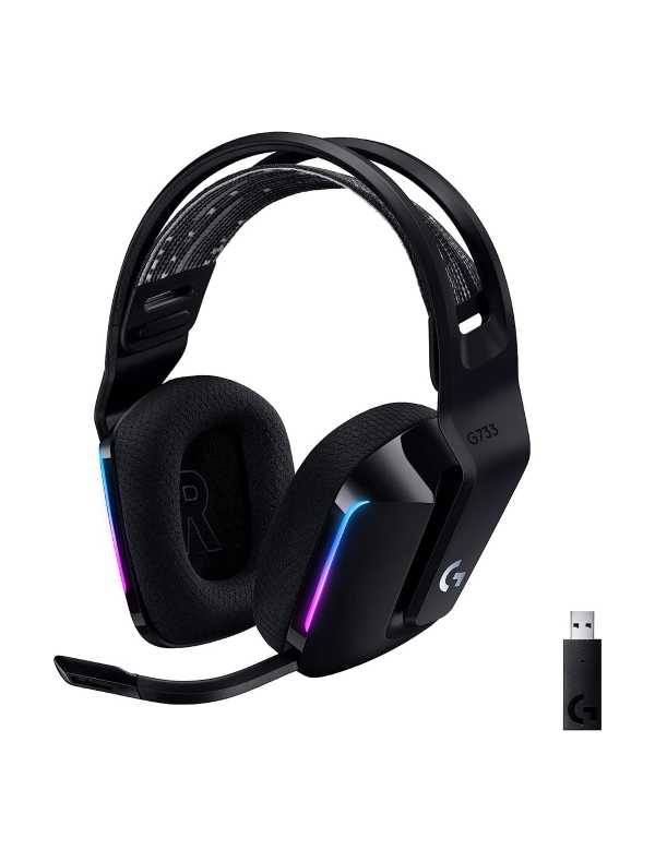 Headset gamer Logitech G733 (Preto)