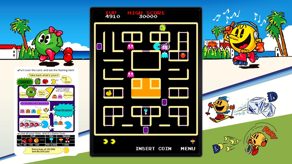 Pac-Man Museum+ agrega 14 games clássicos e pode ser comprado a partir de R$ 98 — Foto: Reprodução/Steam