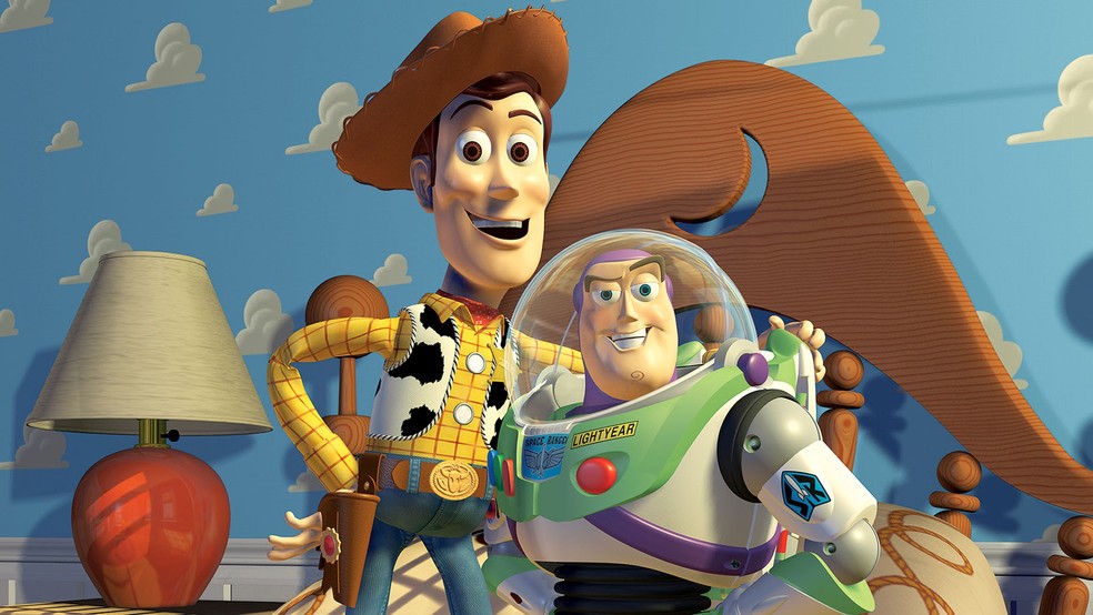 Woody e Buzz Lightyear são os protagonistas de Toy Story, e se tornaram ícones da cultura pop — Foto: Divulgação/Walt Disney Pictures