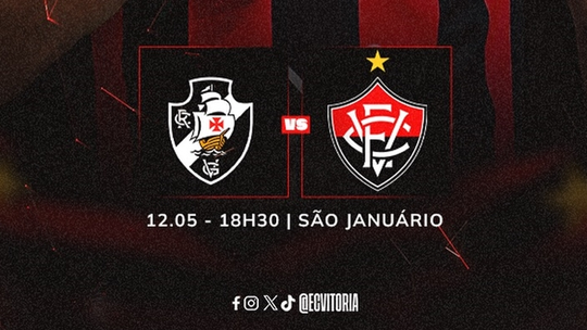 Vasco x Vitória ao vivo: veja horário, escalações e onde assistir online